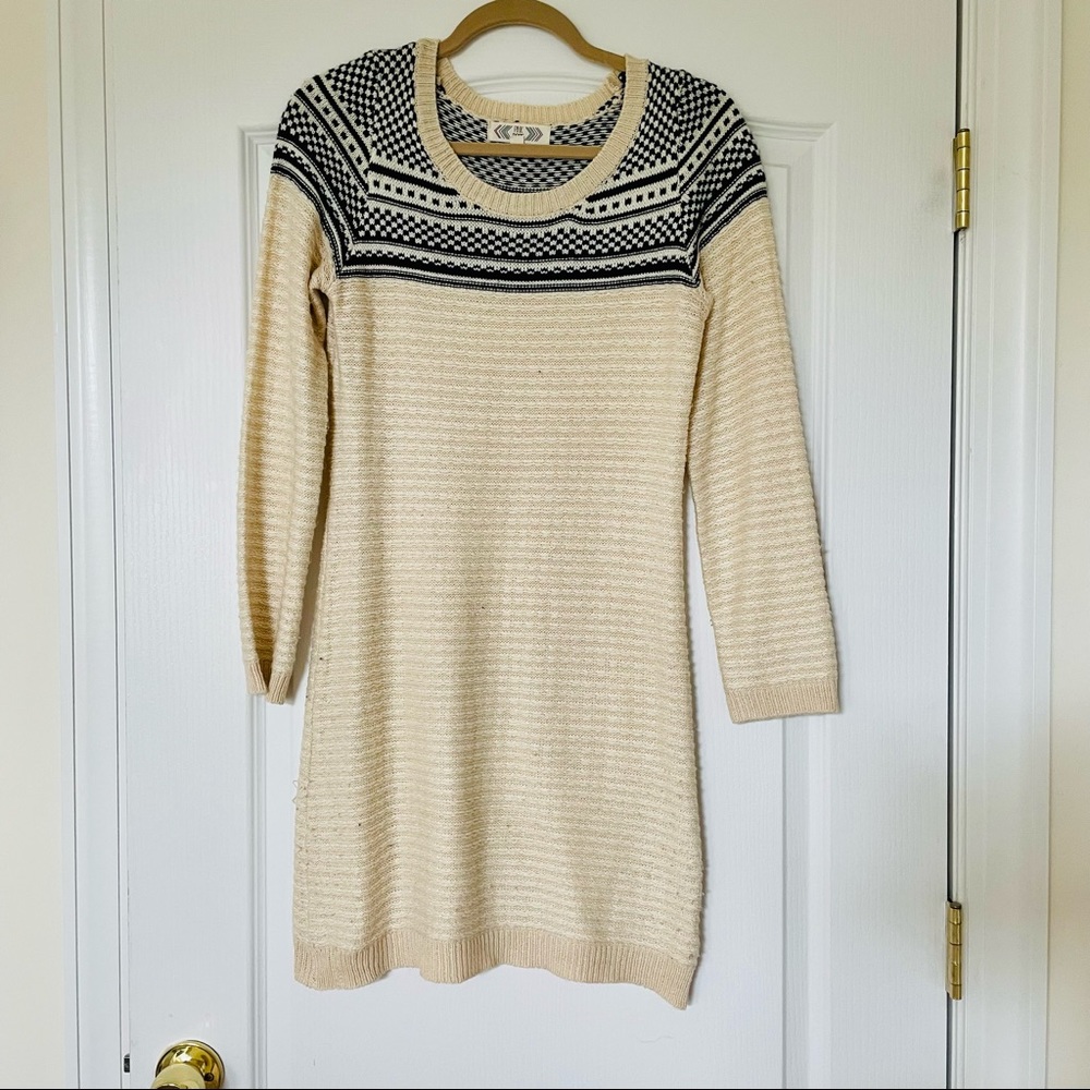 Pink Rose Sweater Dress M